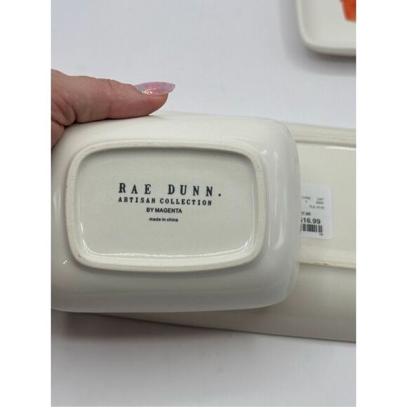 Rae Dunn Artisan Collection Cactus Trinket dish SET OF 3 - Picture 7 of 7